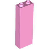 Lego kostka (kostička) 1x2x5, světle růžová (6143721)